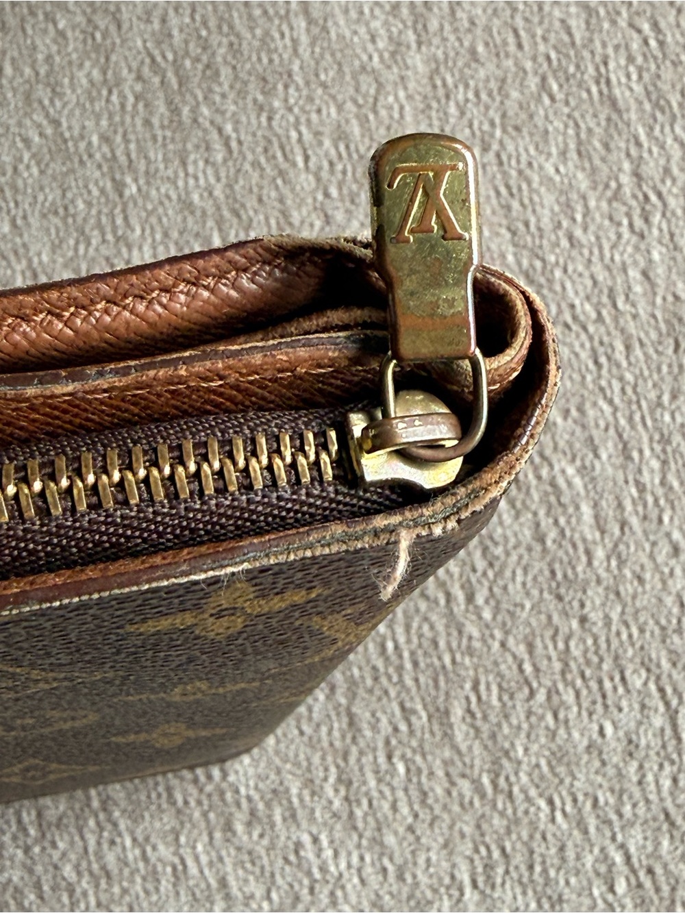 Louis Vuitton Monogram Canvas Brown Passport Wallet Authentic - Picture 6 of 14